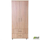 Шафа для одягу Roma R-302 (765х520х1790) Дуб Сонома, фото 7