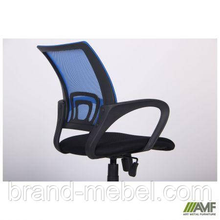 Крісло Веб сидіння Сітка чорна/спинка Сітка синя, фото 1