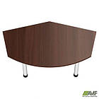 Стіл приставний МГ-318 (1382х800х750мм) горіх темний, фото 4