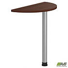 Стіл приставний МГ-302 (720хR360х750мм) горіх темний, фото 2