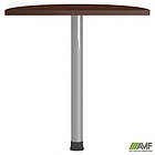 Стіл приставний МГ-302 (720хR360х750мм) горіх темний, фото 3