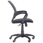 Крісло Веб сидіння Сітка чорна/спинка Сітка сіра, фото 8