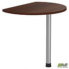 Стіл приставний МГ-308 (840х636х750мм) горіх темний, фото 2