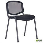 Стілець Ізо Веб чорний сидіння А-1 / спинка Сітка чорна, фото 5