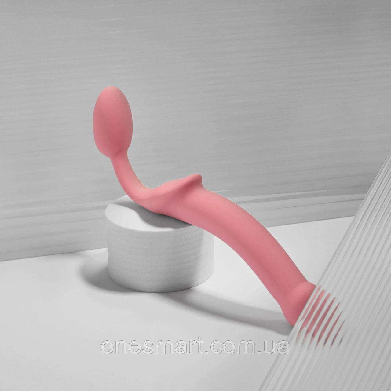 Безремневой страпон Strap-On-Me Rose XL для пар анатомический 45 мм для взаимного удовольствия, фото 1