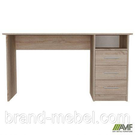 Стіл однотумбовий ОМ-123R (1387х580х750Н) Дуб Сонома, фото 1