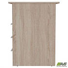 Стіл однотумбовий ОМ-123R (1387х580х750Н) Дуб Сонома, фото 2