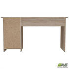 Стіл однотумбовий ОМ-123R (1387х580х750Н) Дуб Сонома, фото 3