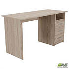 Стіл однотумбовий ОМ-123R (1387х580х750Н) Дуб Сонома, фото 6