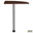 Стіл приставний МГ-316 (600х600х750мм) горіх темний, фото 3