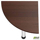 Стіл приставний МГ-316 (600х600х750мм) горіх темний, фото 4