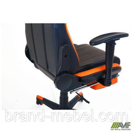 Крісло VR Racer Dexter Megatron чорний/помаранчевий, фото 1