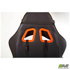 Крісло VR Racer Dexter Megatron чорний/помаранчевий, фото 2