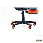 Крісло VR Racer Dexter Megatron чорний/помаранчевий, фото 3