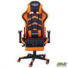 Крісло VR Racer Dexter Megatron чорний/помаранчевий, фото 7