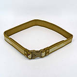 Нейлоновий швидкознімний полотняний тактичний ремінь унісекс 130 см US Desert, фото 2