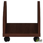 Тумба мобільна МГ-406 (290х500х280мм) горіх темний, фото 3