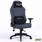 Крісло геймерське VR Racer Textile Darrius чорний, фото 5