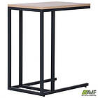 Столик для ноутбука Easy 350 Чорний/Дуб Сонома, фото 9