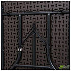 Стіл складаний Ford пластик під коричневий ротанг, фото 4