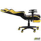 Крісло VR Racer Dexter Megatron чорний/жовтий, фото 10