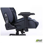 Крісло геймерське VR Racer Textile Halk чорний, фото 2