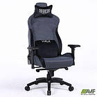 Крісло геймерське VR Racer Textile Halk чорний, фото 5