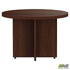 Стіл журнальний МГ-314 (D600х400мм) горіх темний, фото 3