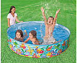 ☀️Дитячий каркасний басейн Intex 56452 "Океан", 958 л, 2,25 кг, 183х38 см, для дітей від 3х років, фото 3