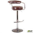 Стілець Маркіз Хокер хром Мадрас дк браун, підставка Т- образна, фото 5