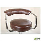 Стілець Маркіз Хокер хром Мадрас дк браун, підставка Т- образна, фото 9