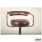 Стілець Маркіз Хокер хром Мадрас дк браун, підставка Т- образна, фото 10