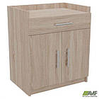 Тумба під принтер ОМ-410 (600х420х700Н) Дуб Сонома, фото 5