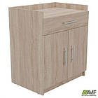 Тумба під принтер ОМ-410 (600х420х700Н) Дуб Сонома, фото 6