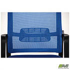 Крісло Matrix HR сидіння А-21/спинка Сітка синя, фото 2