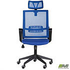 Крісло Matrix HR сидіння А-21/спинка Сітка синя, фото 7