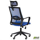 Крісло Matrix HR сидіння А-21/спинка Сітка синя, фото 9