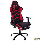 Крісло VR Racer Textile Craft чорний/червоний, фото 5