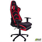 Крісло VR Racer Textile Craft чорний/червоний, фото 6