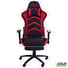 Крісло VR Racer Textile Craft чорний/червоний, фото 8