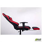 Крісло VR Racer Textile Craft чорний/червоний, фото 10