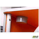 Парта учнівська одномісна 3 р.г., помаранч., фото 4