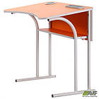 Парта учнівська одномісна 3 р.г., помаранч., фото 8