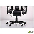 Крісло VR Racer Dexter Vector чорний/білий, фото 3