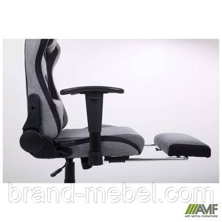 Крісло VR Racer Textile Craft сірий/чорний, фото 1