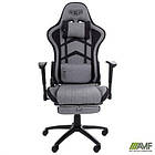 Крісло VR Racer Textile Craft сірий/чорний, фото 6