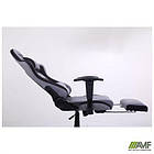 Крісло VR Racer Textile Craft сірий/чорний, фото 9