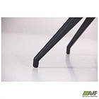 Стілець поворотний Aurora чорний/меланж латте, фото 3