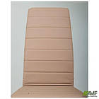 Стілець Сицилія НЬЮ черный Шкiрозамiнник бежевий, фото 10