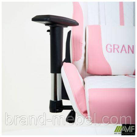 Крісло VR Racer Original Grand білий/рожевий, фото 1